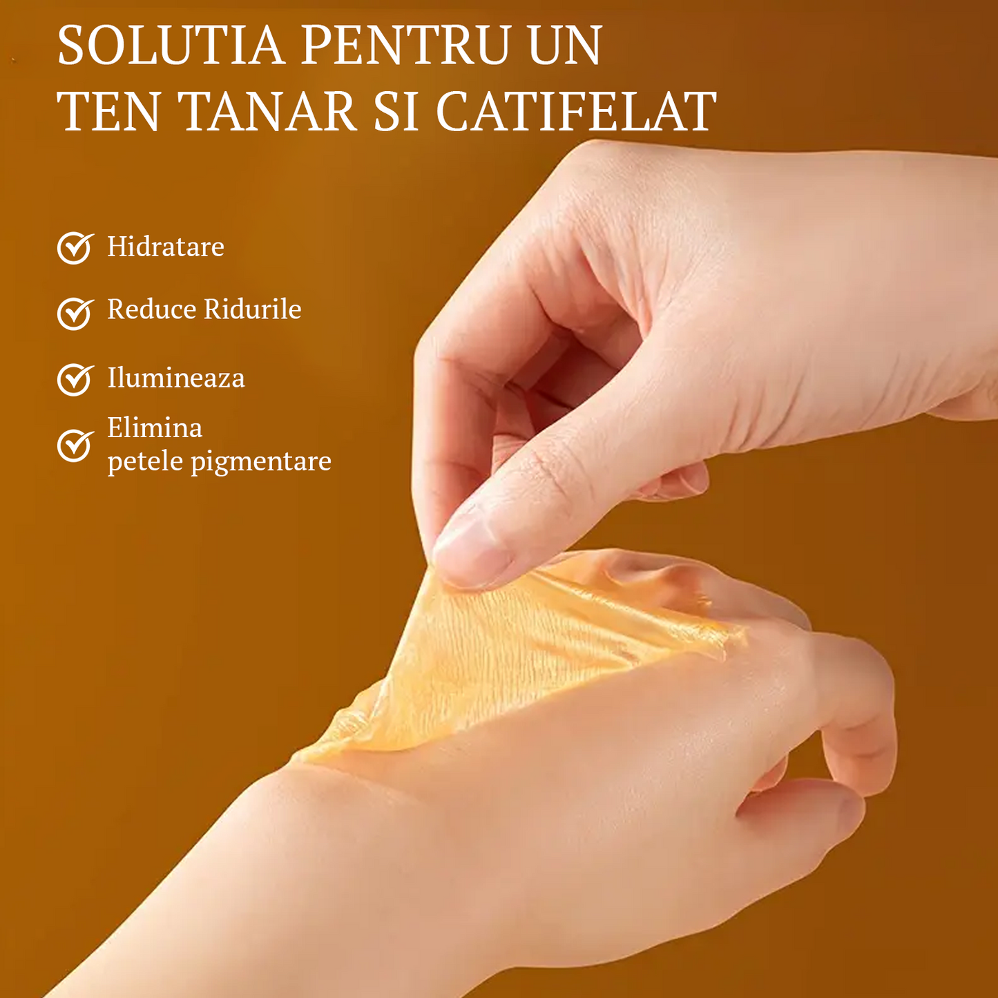 Set 10 Masti Fata Cu Turmeric si Vitamina C