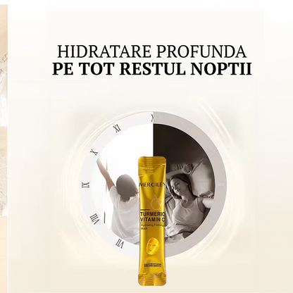Set 10 Masti Fata Cu Turmeric si Vitamina C
